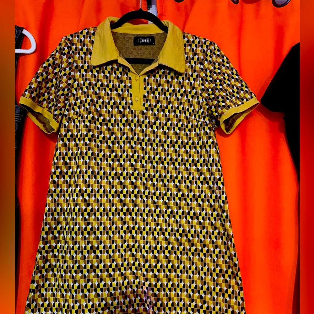 Polo style mini dress